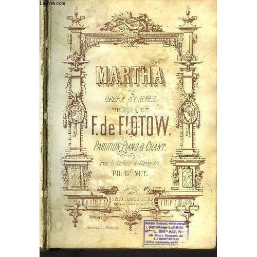 Martha   de DE FLOTOW F.
