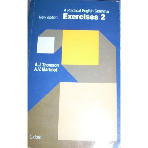 A Practical English Grammar - Exercises 2   de Martinet A-V  Format Broch 