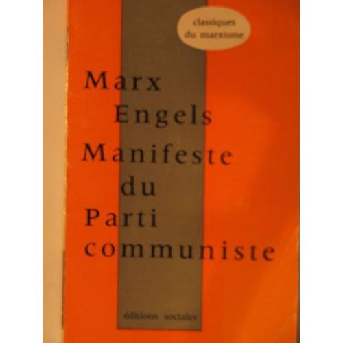 Manifeste Du Parti Communiste   de marx / engels 