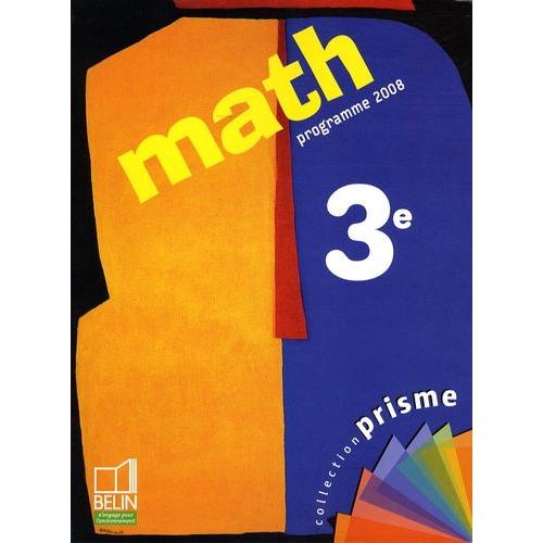 Math 3e   de claude deschamps  Format Broch 