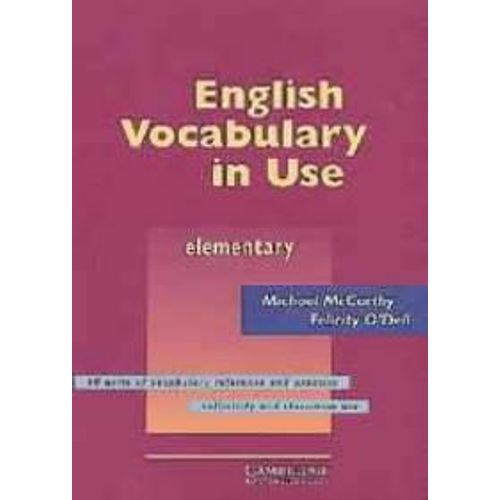 English Vocabulary In Use - Elementary With Answers   de McCarthy Michael 