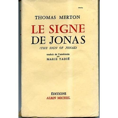 Le Signe De Jonas - Traduit Par Marie Tadié | Rakuten