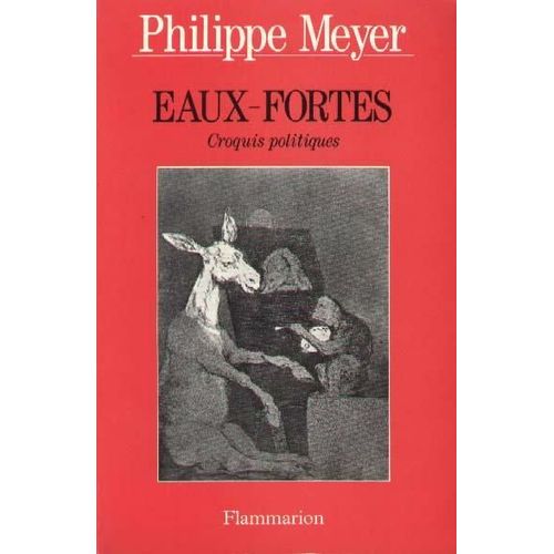 Eaux-Fortes   de philippe meyer  Format Broch 