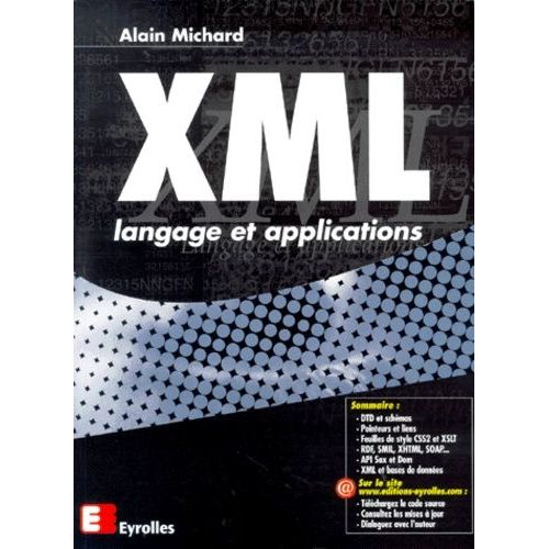 Xml - Langage Et Applications    Format Broch 