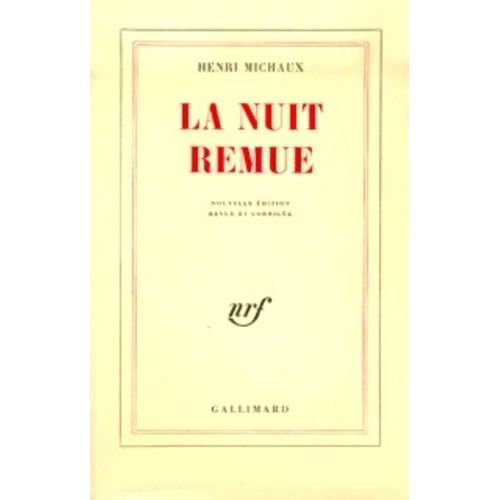 La Nuit Remue    Format Grand Format 