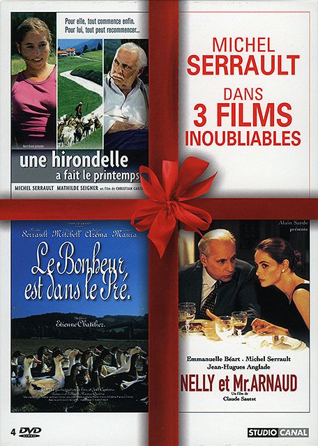 Michel Serrault Coffret Une Hirondelle A Fait Le Printemps Le Bonheur Est Dans Le Pre Nelly Et Mr Arnaud Rakuten