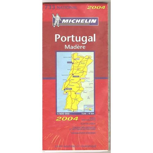 Portugal Madre - 1/400 000   de Michelin  Format Carte Plan 