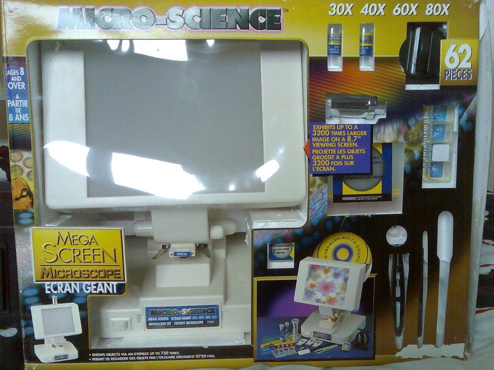 MICROSCOPE A ECRAN GEANT MICRO-SCIENCE MEGA SCREEN | Rakuten