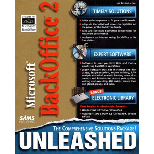 Microsoft Back Office 2. Unleashed, Avec Un Cd-Rom, dition En Anglais   de Collectif  Format Broch 