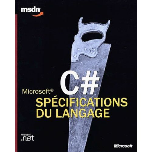 Specifications Du Langage C#   de Collectif  Format Broch 