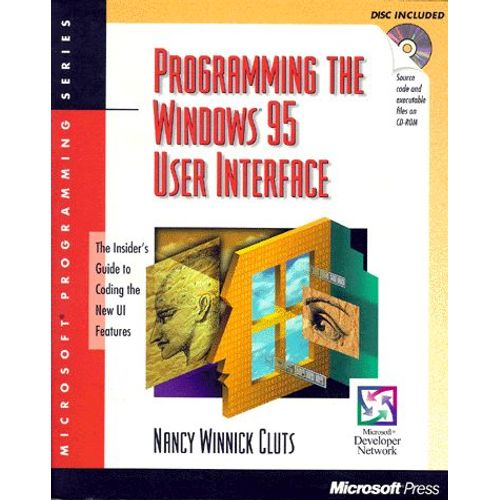 Programming The Windows 95 User Interface - Cd Rom   de Nancy Winnick Cluts  Format Broch 