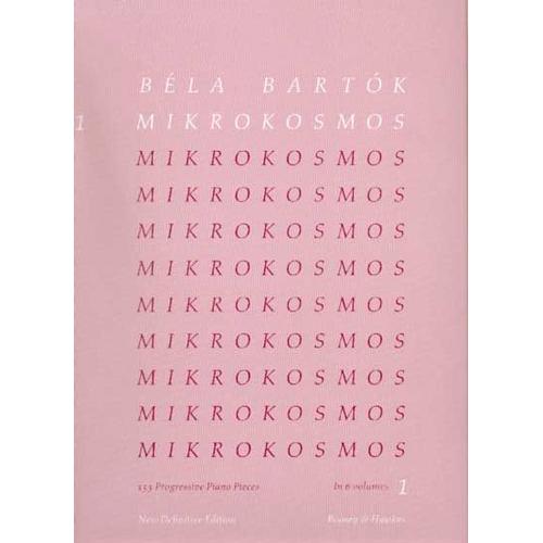 Mikrokosmos 1 Piano Volume 1 : 153 Progressive Piano Pieces. Nos. 1-36