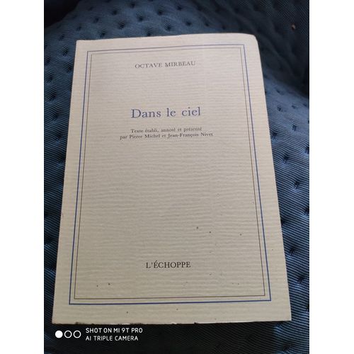 Dans Le Ciel   de Mirbeau Octave  Format Beau livre 