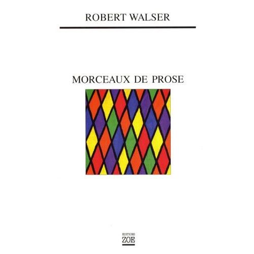 Morceaux De Prose    Format Grand Format 