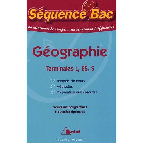 Gographie Terminales L, Es Et S   de Grille Jean-Philippe  Format Broch 