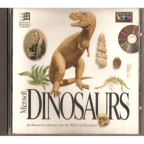 Microsoft Dinosaurs - (Version 1.0 ) - Ensemble Complet - 1 Utilisateur - Cd - Win - Franais