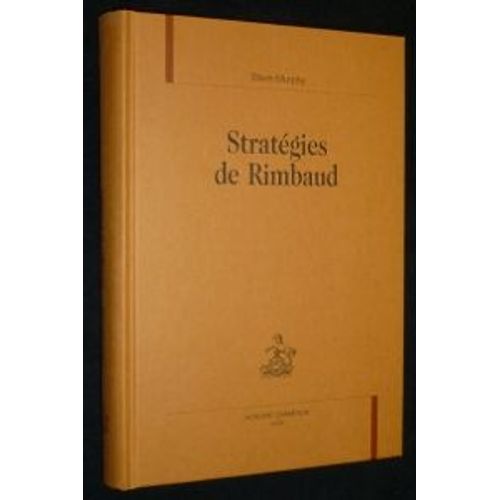 Stratgies De Rimbaud   de Murphy Steve  Format Broch 