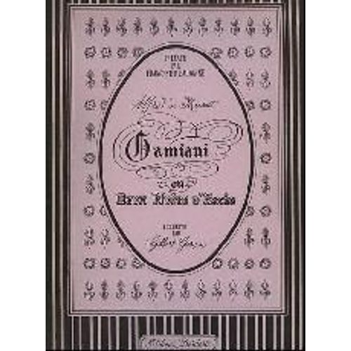 Gamiani Ou Deux Nuits D'excs   de alfred de musset  Format Beau livre 