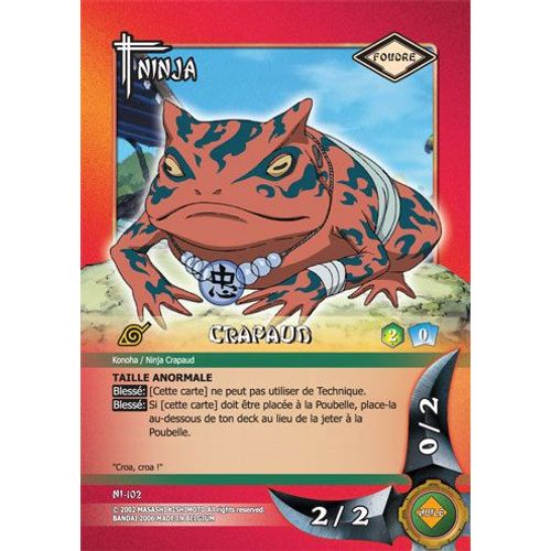 Naruto Serie 3 Ni 102 Crapaud