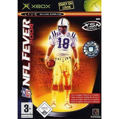 Microsoft Nfl Fever 2004 - Ensemble Complet - Xbox - Dvd - Multilingue