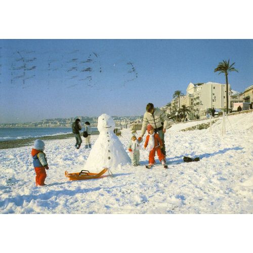 Nice Sous La Neige Janvier 1985