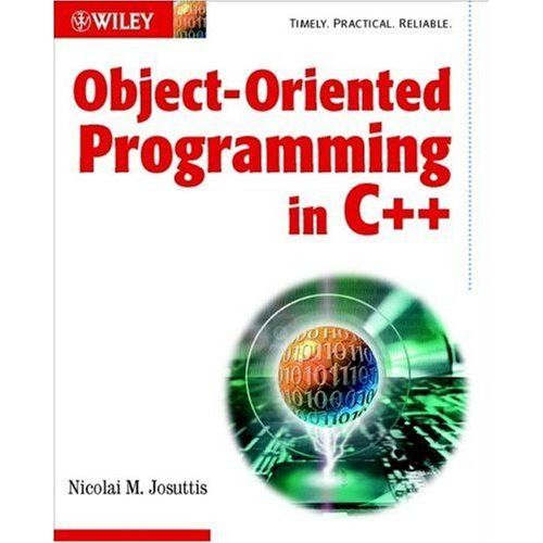 Object Oriented Programming In C++   de Nicolai M Josuttis  Format Poche 