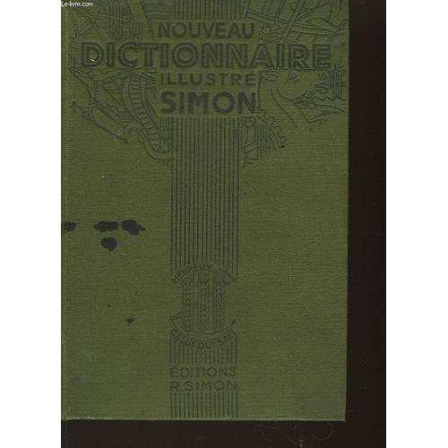 Nouveau Dictionnaire Illustr Simon   de Collectif