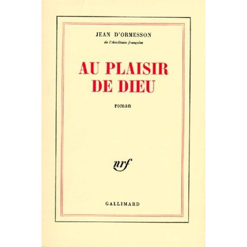 Au Plaisir De Dieu    Format Grand Format 