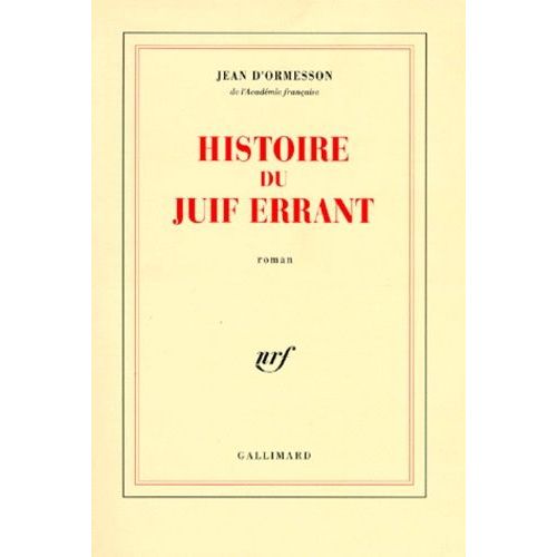 Histoire Du Juif Errant    Format Grand Format 