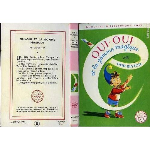 Oui-Oui Et La Gomme Magique   de Blyton Enid  Format Reli 