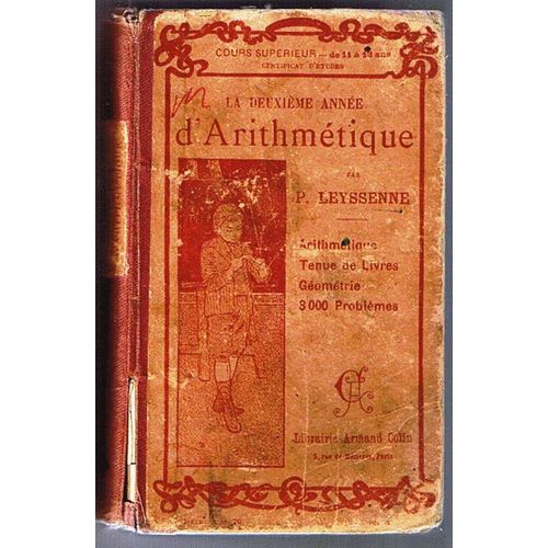 La Deuxieme Annee D'arithmetique, Cours Superieur   de P.