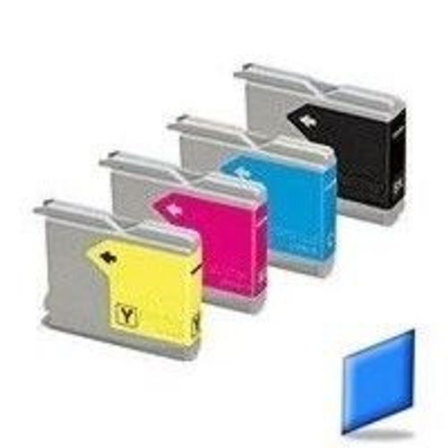 Pack 12 Cartouches Compatibles Brother Dcp 105cn, 130c, 135c, 150c, 153c, 330c, 330cn, 350c, 353c, 357c, 540cn, 560cn, 750cw, 770cw - 6x Noir 20ml  + 2x Cyan 10ml  + 2x Magenta 10ml  + 2x Jaune 10ml