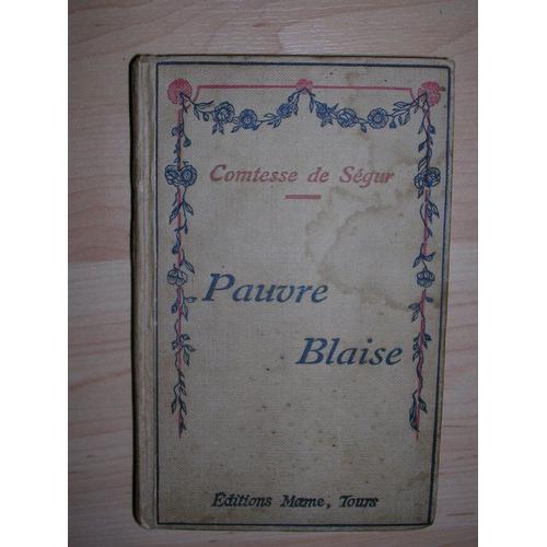 Pauvre Blaise   de comtesse de sgur