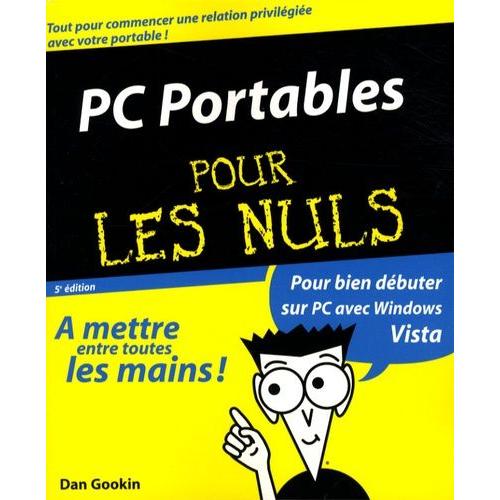 Pc Portables Pour Les Nuls   de dan gookin  Format Broch 