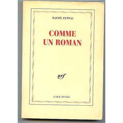 Comme Un Roman   de daniel pennac 