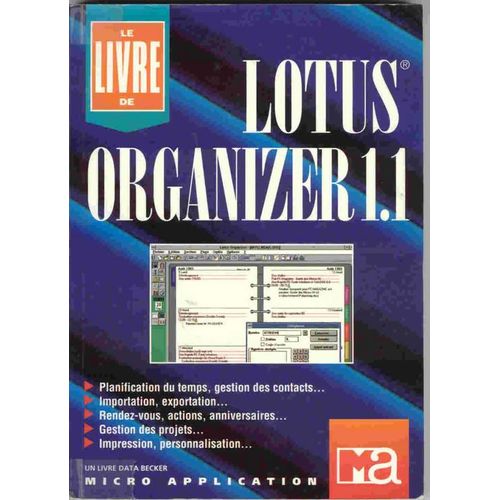 Le Livre De Lotus Organizer   de Jean-Philippe Elie  Format Broch 