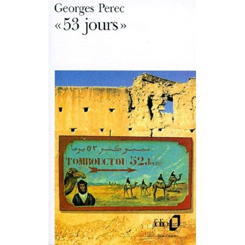 53 Jours - Roman, Texte tabli Par Harry Mathews Et Jacques Roubau   de Perec Georges  Format Poche 