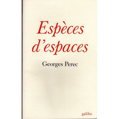 Espces D'espaces    Format Grand Format 