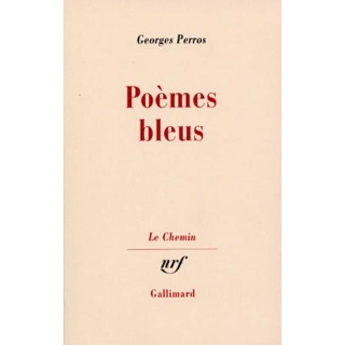 Poemes Bleus   de georges perros  Format Beau livre 