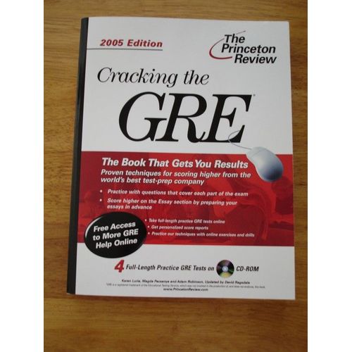 Cracking The Gre - With Four Complete Practice Tests On Cd-Rom   de Lurie Karen  Format Broch 