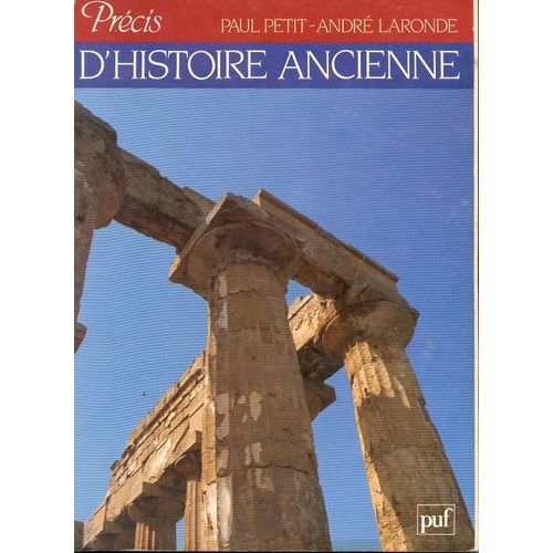 Prcis D'histoire Ancienne    Format Broch 