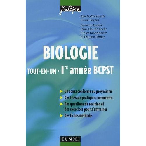 Biologie Bcpst 1e Anne - Tout-En-Un   de Peycru Pierre  Format Broch 