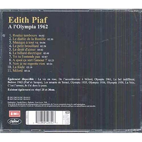 Olympia 1962 - Edith Piaf