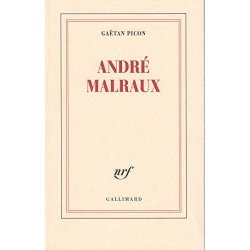 Andre Malraux   de Picon, Gatan  Format Broch 