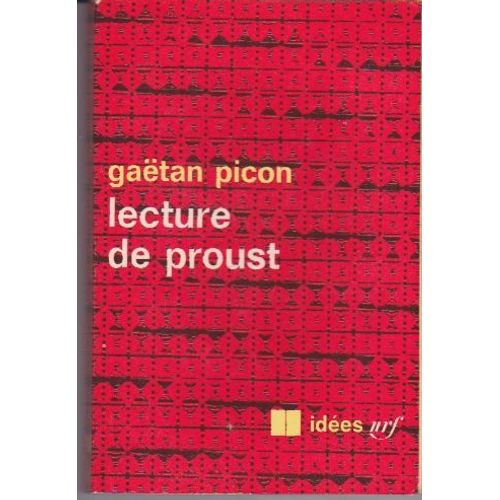 Lecture De Proust   de gatan picon  Format Poche 