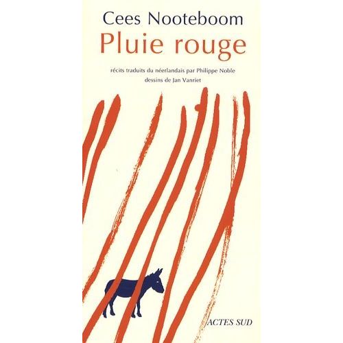 Pluie Rouge   de Nooteboom Cees  Format Beau livre 
