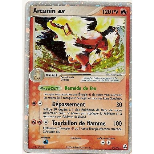 Pokémon Createurs de Légende ARCANIN Ex