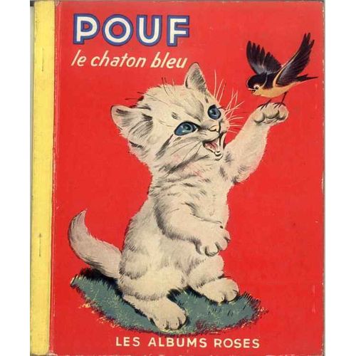 Pouf Le Chaton Bleu   de pierre probst  Format Album 