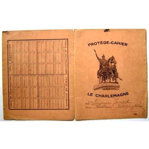 Protege Cahier  Le Charlemagne