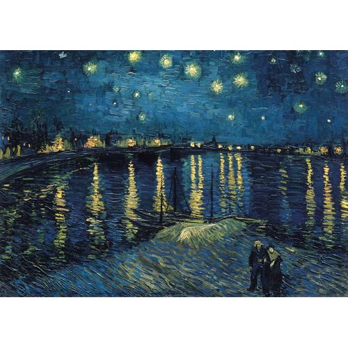 Puzzle Puzzle 1000 P Art Collection - La Nuit toile Sur Le Rhne / Vincent Van Gogh